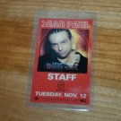 Sean Paul 2002 Dutty Rock Staff Virgin Megastore Pass Promotional Lanyard