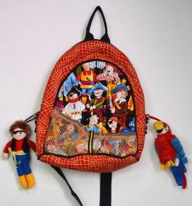 Boutique Douglas Cuddle Toy Pirate Mini Toddler Backpack