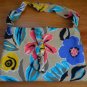 Vintage Flair Original Floral Soft Fabric Cloth Clutch Hangbag Shoulder Bag