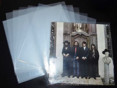100 New 12-3/4" Exact Vinyl Record Plastic Outer Sleeves 12" Jacket Protectors