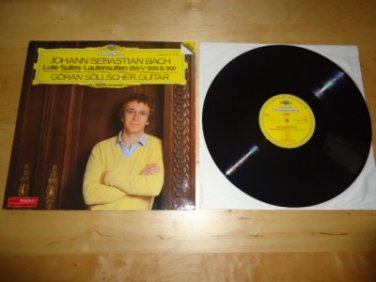 Johann Sebastian Bach Goran Sollscher DG Digital Deutsche Near Mint Vinyl Record