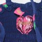 Girls size 4 Primp Girl Cherry Print Shorts Romper Boutique