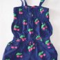 Girls size 4 Primp Girl Cherry Print Shorts Romper Boutique