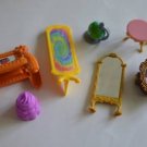 Lot Dora the Explorer + Dollhouse Furniture Parts Accessories Mirror Globe