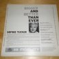 SIGNED Sophie Tucker Bigger Better Than Ever Vinyl Record Autographed Shapiro