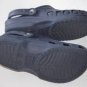 CROCS Navy Blue Slip on Shoes Mens 5 Womens 7 Big Logo