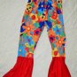 Rubies Standard Size Hippie 60's Costume Pants Fringe Vest Flower Power