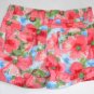 Girls size 6 Gymboree Red Pink Flower Shorts EUC