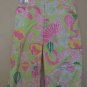 Girls size 7 Lilly Pulitzer Capri Pants Steamboat Hot Air Balloons Horse Race