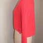 Womens size S Garage Cropped Knit Sweater Hi Lo Soft Poppy Red Grunge