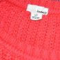 Womens size S Garage Cropped Knit Sweater Hi Lo Soft Poppy Red Grunge