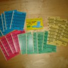 Lot Vintage Realistic 8 track Cartridge Index Labels Content Tags