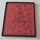 Framed Asian Art Religious Cloth Wall Decor Goddess