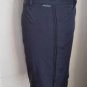 Womens size 4 Calvin Klein Black Nylon Skirt Straight Knee Length Pockets