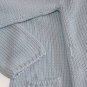 Girls size 8 Bonpoint Blue Grey Knit Cardigan Hooded Sweater