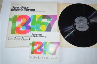 Seven Steps to Better Listening VG++ to NM Vinyl Record w/ Booklet Insert