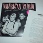 American Patrol Backseat Boogie NM Near Mint Vinyl Record + Promo Sheet