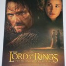 New Original Lord of the Rings Fellowship Ring Mini Poster Arwen Aragorn Unused