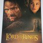 New Original Lord of the Rings Fellowship Ring Mini Poster Arwen Aragorn Unused