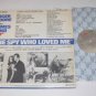 The Spy Who Loved Me James Bond Score Soundtrack VG++ to NM Vinyl Record LP