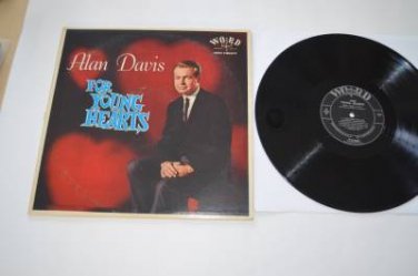 Alan Davis For Young Hearts VG++ Vinyl Record Christian LP Word