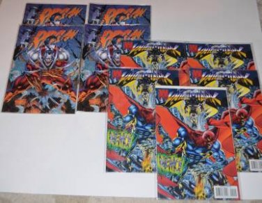 Wholesale Lot 9 Ripclaw Issue 1 and Knighthawk 2 Comic Books