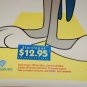 Giant 39x69 Vintage Bugs Bunny WB Warner Brothers Promotional Poster