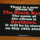 The Black Keys Brothers Promotional Promo Postcard Album Release Info Card