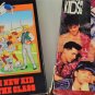 Lot 2 Vintage New Kids on the Block VHS Tapes Cartoon The Kid in Class Step By