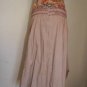 Womens S Mix Nouveau Skirt Tan Tapestry Detail Embroidered