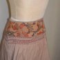 Womens S Mix Nouveau Skirt Tan Tapestry Detail Embroidered