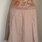 Womens S Mix Nouveau Skirt Tan Tapestry Detail Embroidered