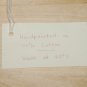 Vintage Handpainted Mythical Bird Table Napkins Linens Unused Pink Green Maroon