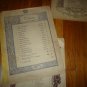 Lot 6 Vintage Antique Piano Sheet Music Sewn Spines Sweet Bunch of Daisies