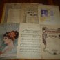Lot 6 Vintage Antique Piano Sheet Music Sewn Spines Sweet Bunch of Daisies