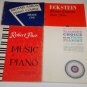 Lot 4 Vintage Piano Course Instruction Song Books Eckstein Michael Aaron Teacher