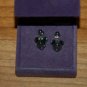 Pair Disney Mickey Mouse Silver Tone Earrings Jewelry