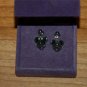Pair Disney Mickey Mouse Silver Tone Earrings Jewelry