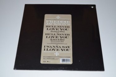 SEALED Vintage Freddie Jackson's He'll Never Love You I Wanna Say 12" Single