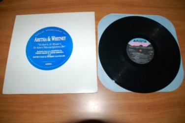 Rare Whitney Houston Aretha Franklin Special Promotional Near Mint 12" Record