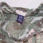 Baby Gap Girls size 3 Green Floral Natural Style Tiered Skirt