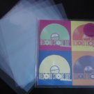 200 New 13" Plastic Album Covers for 12" Records 13x13 Clear Organization Sleeve