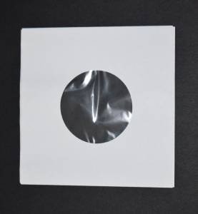 25 New White Polylined Paper Inner Sleeves for 45 45rpm 7" Records Poly Lined