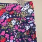 Girls size 7 Crazy 8 Flower Navy Blue Skirt Medium Length Below the Knee