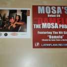 Mosa's Debut CD Mosa Latinflava Record Store Promo Ad Slick Damelo Promotional