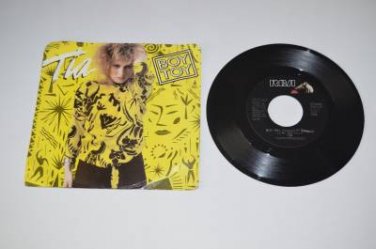 Tia Boy Toy VG++ Vinyl 45rpm 7" Record 45 Pic Sleeve