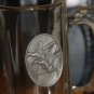 Duck Hunting Wildlife Beer Stein Glass Mug Gold Rimmed