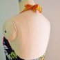 Womens S M Muchacha Tropical Halter Top Shell Crochet Detail Blouse Top