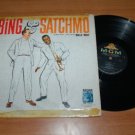 Original Mono Bing & Satchmo E3882P Crosby Billy May Louis Armstrong Record LP