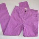 Girls size 8 Crewcuts J Crew Lilac Purple Skinny Corduroy Pants Spring Adjustabl